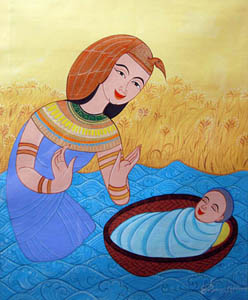 Chinnawong painting moses and princess